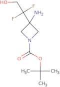 tert-Butyl 3-amino-3-(1,1-difluoro-2-hydroxy-ethyl)azetidine-1-carboxylate