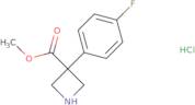 Methyl 3-(4-fluorophenyl)azetidine-3-carboxylate hydrochloride