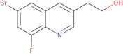 2-(6-Bromo-8-fluoro-3-quinolyl)ethanol