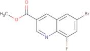 Methyl 6-bromo-8-fluoro-quinoline-3-carboxylate