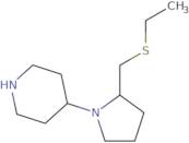 4-(2-((Ethylthio)methyl)pyrrolidin-1-yl)piperidine