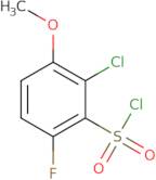 2-Chloro-6-fluoro-3-methoxybenzene-1-sulfonyl chloride