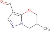 6-Methyl-6,7-dihydro-5H-pyrazolo[5,1-b][1,3]oxazine-3-carbaldehyde