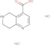 5,6,7,8-Tetrahydro-1,6-naphthyridine-4-carboxylic acid dihydrochloride