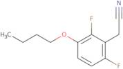 3-Butoxy-2,6-difluorophenylacetonitrile