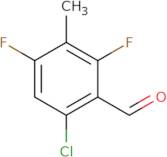 6-Chloro-2,4-difluoro-3-methylbenzaldehyde