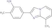 2-Methyl-5-{8-methylimidazo[1,2-a]pyridin-2-yl}aniline