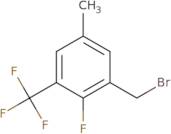 2-Fluoro-5-methyl-3-(trifluoromethyl)benzyl bromide