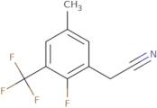 2-Fluoro-5-methyl-3-(trifluoromethyl)phenylacetonitrile