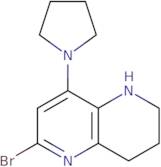 6-Bromo-8-(pyrrolidin-1-yl)-1,2,3,4-tetrahydro-1,5-naphthyridine