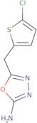 5-((5-Chlorothiophen-2-yl)methyl)-1,3,4-oxadiazol-2-amine