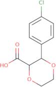 3-(4-Chlorophenyl)-1,4-dioxane-2-carboxylic acid