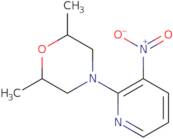 (2R,6S)-2,6-Dimethyl-4-(3-nitropyridin-2-yl)morpholine