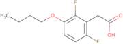 3-Butoxy-2,6-difluorophenylacetic acid