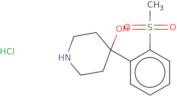 4-(2-Methanesulfonylphenyl)piperidin-4-ol hydrochloride