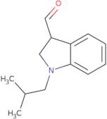 1-Isobutylindoline-3-carbaldehyde