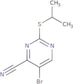 5-Bromo-2-(isopropylthio)pyrimidine-4-carbonitrile