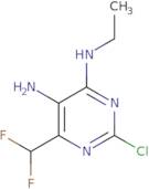 2-Chloro-6-(difluoromethyl)-4-N-ethylpyrimidine-4,5-diamine