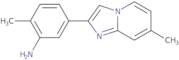 2-Methyl-5-{7-methylimidazo[1,2-a]pyridin-2-yl}aniline