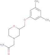 2-(2-((3,5-Dimethylphenoxy)methyl)morpholino)acetamide