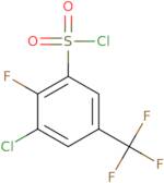 3-Chloro-2-fluoro-5-(trifluoromethyl)benzenesulfonyl chloride