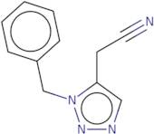 2-(1-Benzyl-1H-1,2,3-triazol-5-yl)acetonitrile