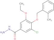 3-Chloro-5-ethoxy-4-((2-methylbenzyl)oxy)benzohydrazide