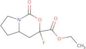 Ethyl 3-fluoro-1-oxo-hexahydro-1H-pyrrolo[1,2-c][1,3]oxazine-3-carboxylate