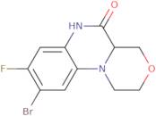 9-Bromo-8-fluoro-1H,2H,4H,4aH,5H,6H-morpholino[4,3-a]quinoxalin-5-one