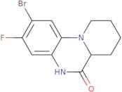 2-Bromo-3-fluoro-5H,6H,6aH,7H,8H,9H,10H-pyrido[1,2-a]quinoxalin-6-one