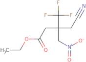 4-Cyano-3-nitromethyl-3-trifluoromethyl-butyric acid ethyl ester
