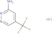 5-Trifluoromethyl-pyridazin-3-ylamine hydrochloride