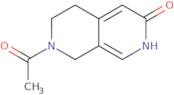 1-(6-Hydroxy-3,4-dihydro-1H-[2,7]naphthyridin-2-yl)-ethanone