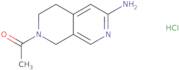 1-(6-Amino-3,4-dihydro-1H-[2,7]naphthyridin-2-yl)-ethanone hydrochloride