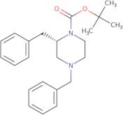 (R)-Tert-Butyl 2,4-Dibenzylpiperazine-1-Carboxylate