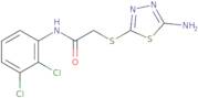 2-[(5-Amino-1,3,4-thiadiazol-2-yl)sulfanyl]-N-(2,3-dichlorophenyl)acetamide