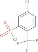 5-Chloro-2-(trifluoromethyl)benzene-1-sulfonyl chloride