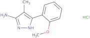 3-(2-Methoxyphenyl)-4-methyl-1H-pyrazol-5-amine hydrochloride