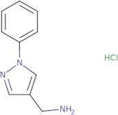 (1-Phenylpyrazol-4-yl)methanamine hydrochloride