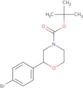 tert-Butyl (2S)-2-(4-bromophenyl)morpholine-4-carboxylate