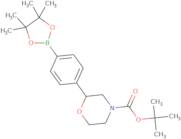 tert-Butyl 2-(4-(4,4,5,5-tetramethyl-1,3,2-dioxaborolan-2-yl)phenyl)morpholine-4-carboxylate