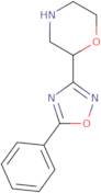 2-(5-Phenyl-1,2,4-oxadiazol-3-yl)morpholine