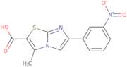 3-Methyl-6-(3-nitrophenyl)imidazo[2,1-b][1,3]thiazole-2-carboxylic acid