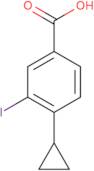 4-Cyclopropyl-3-iodobenzoic acid