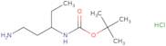 tert-Butyl (1-aminopentan-3-yl)carbamate hydrochloride