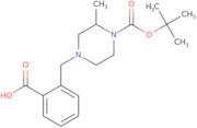 1-(2-Carboxyphenylmethyl)-3-methyl-4-Boc piperazine