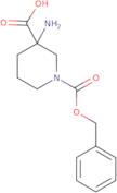 3-Amino-1-((benzyloxy)carbonyl)piperidine-3-carboxylic acid