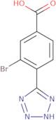 3-Bromo-4-(1H-tetrazol-5-yl)benzoic acid