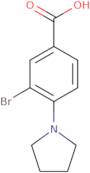 3-Bromo-4-(pyrrolidin-1-yl)benzoic acid