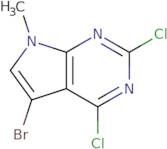 5-Bromo-2,4-dichloro-7-methyl-7H-pyrrolo[2,3-d]pyrimidine